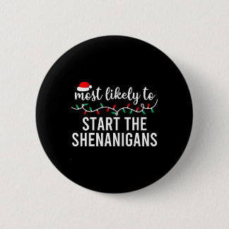 Wahrscheinlich bis Weihnachten Matching Familie Pa Button