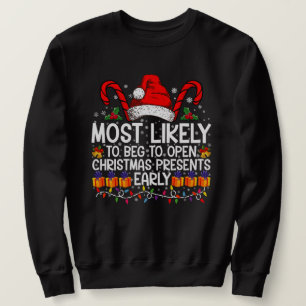 Wahrscheinlich bittet er am meisten, die Weihnacht Sweatshirt