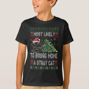 Wahrscheinlich bringt er ein streunendes Katzen hä T-Shirt