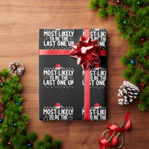 Wahrscheinlich der Letzte, der an Weihnachten auf Geschenkpapier