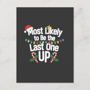 Wahrscheinlich der Letzte, der an Weihnachten aufb Postkarte