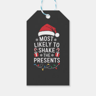 Wahrscheinlich die Geschenke zu Weihnachten schütt Geschenkanhänger