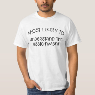 Wahrscheinlich die Zuordnung zu verstehen  T-Shirt