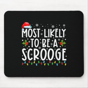 Wahrscheinlich ein Geizhals Lustiges Familienweihn Mousepad