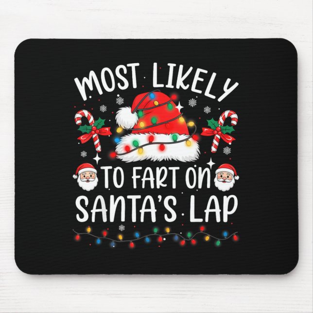 Wahrscheinlich furzt jemand auf dem Schoß von Weih Mousepad (Vorne)