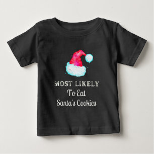 Wahrscheinlich isst du die Kekse von Santa Lustige Baby T-shirt