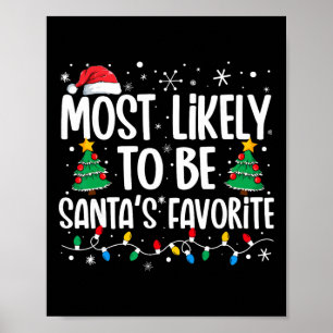 Wahrscheinlich ist es die Lieblings-Weihnachtsfami Poster