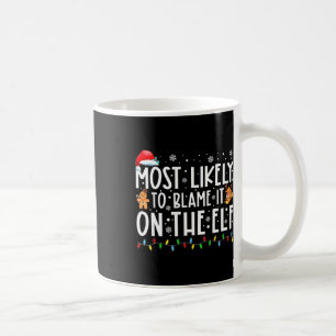 Wahrscheinlich macht er es dem Elf Santa Family Ch Kaffeetasse