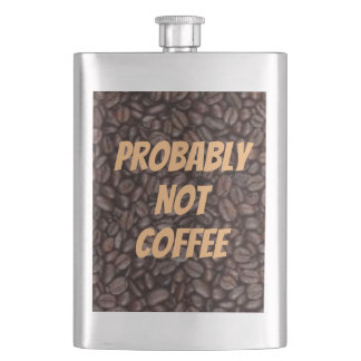 Wahrscheinlich nicht Kaffee klassische Flasche Flachmann