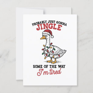 Wahrscheinlich nur Gonna Jingle ein paar Goose Wei Postkarte
