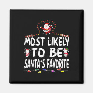 Wahrscheinlich Santa Claus' Lieblings-Familien-Wei Magnet