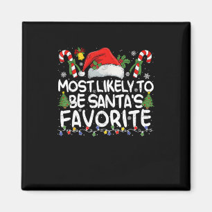 Wahrscheinlich Santa Claus' Lieblings-Weihnachtsfa Magnet