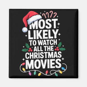 Wahrscheinlich schauen sich alle Weihnachtsfilm-Li Magnet