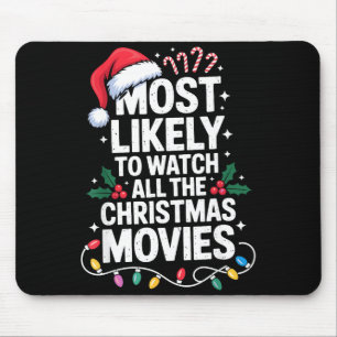 Wahrscheinlich schauen sich alle Weihnachtsfilm-Li Mousepad