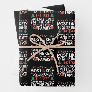 Wahrscheinlich schläft unter dem Baum, den ich ver Geschenkpapier Set