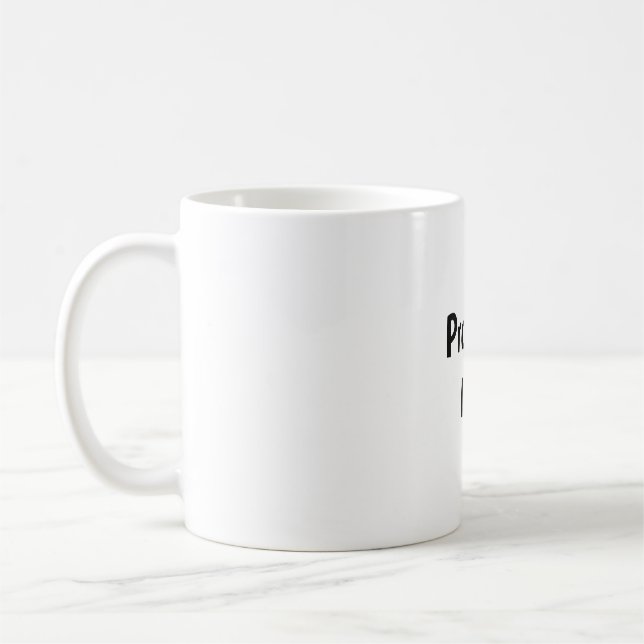 Wahrscheinlich Später Lustiger Kaffeebecher Kaffeetasse (Links)