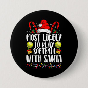 Wahrscheinlich spielt mit der Familie Santa Softba Button