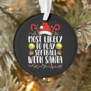 Wahrscheinlich spielt mit der Familie Santa Softba Ornament