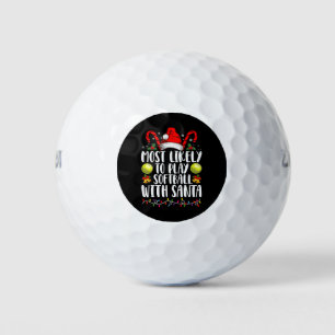 Wahrscheinlich spielt mit der Familie Softball mit Golfball