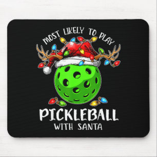 Wahrscheinlich spielt mit Santa Weihnachten Mousepad