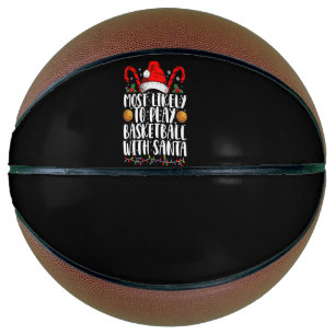 Wahrscheinlich spielt mit Santa Xmas Basketball