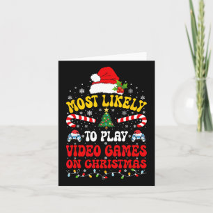 Wahrscheinlich spielt Weihnachtsmann lustige Video Karte