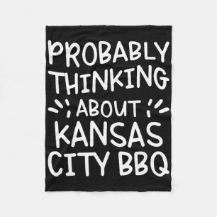 Wahrscheinlich über Kansas City Grillen nachdenken Fleecedecke