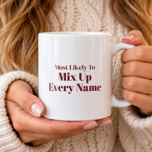 Wahrscheinlich Verwirrt Aller Namen Weihnachtstass Kaffeetasse