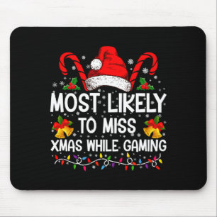 Wahrscheinlich Weihnachten beim Spielen zu verpass Mousepad