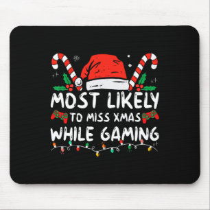 Wahrscheinlich Weihnachten beim Spielen zu verpass Mousepad