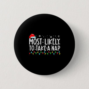 Wahrscheinlich Weihnachten verschläft Button