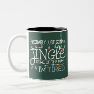 Wahrscheinlich werde ich einfach nur ein bisschen  zweifarbige tasse