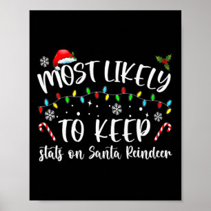 Wahrscheinlich werden die Stats der Familie Santa Poster