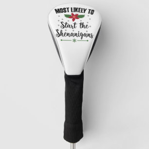 Wahrscheinlich wird das Weihnachten Shenanigans be Golf Headcover
