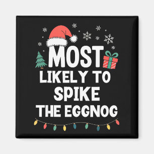 Wahrscheinlich wird der Eggnog zu Weihnachten getr Magnet