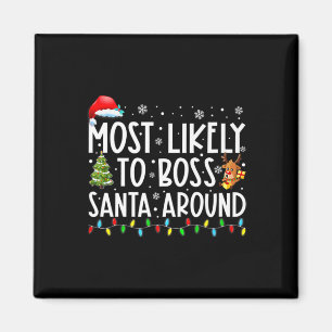 Wahrscheinlich wird man den Weihnachtsmann herumko Magnet