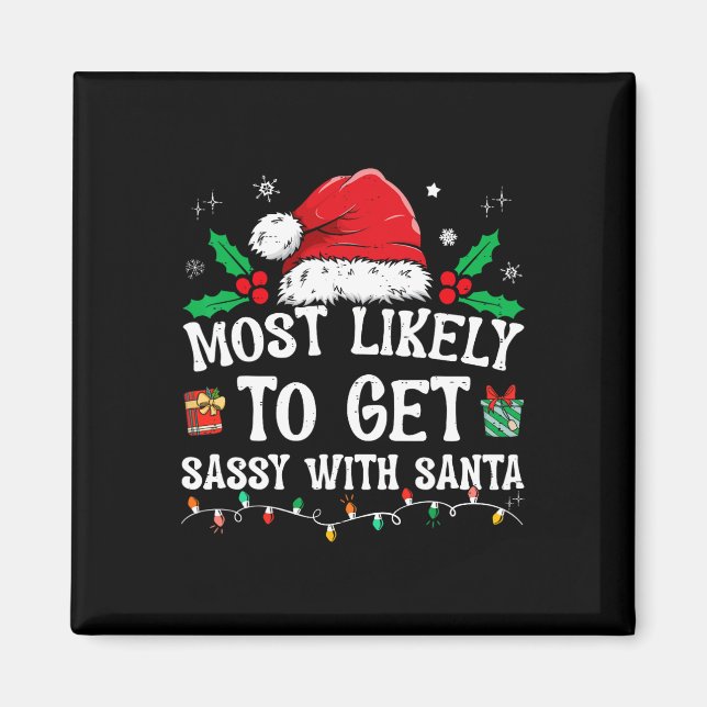 Wahrscheinlich wird Sy mit Santa Fun Family Christ Magnet (Vorne)