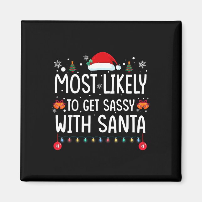 Wahrscheinlich wird Sy mit Santa Fun Family Christ Magnet (Vorne)