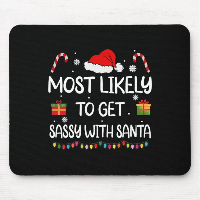 Wahrscheinlich wird Sy mit Santa Fun Family Christ Mousepad (Vorne)