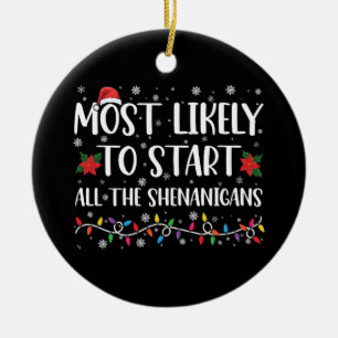 Wahrscheinlich wird Weihnachten losgelöst Keramik Ornament
