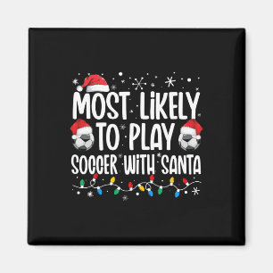 Wahrscheinlichste, mit dem Weihnachtsmann Soccer z Magnet