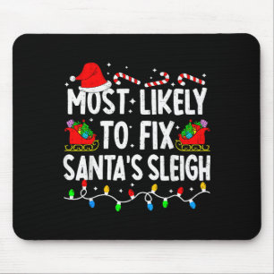 Wahrscheinlichste, um den Weihnachtsschlitten der  Mousepad