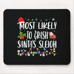 Wahrscheinlichste, um Weihnachtsmann-Schlitten lus Mousepad