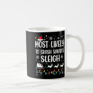 Wahrscheinlichste, um Weihnachtsmanns Schlitten Fa Kaffeetasse