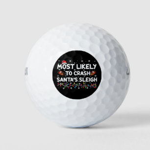 Wahrscheinlichste, um Weihnachtsmanns Schlitten lu Golfball
