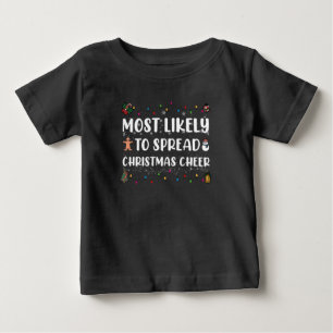 Wahrscheinlichste Verbreitung von Weihnachtsstimmu Baby T-shirt