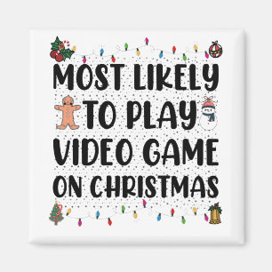 Wahrscheinlichster, der an Weihnachten Videospiele Magnet