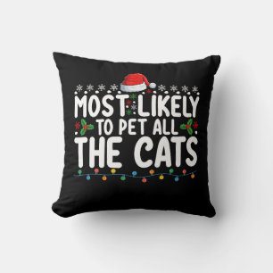Wahrscheinlichster, der Weihnachten alle Katzen de Kissen