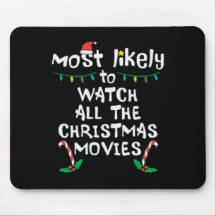 Wahrscheinlichster Weihnachtsfilm Xmas Familien-Ma Mousepad