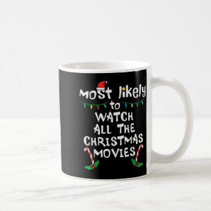 Wahrscheinlichster Weihnachtsfilm Xmas Familienübe Kaffeetasse